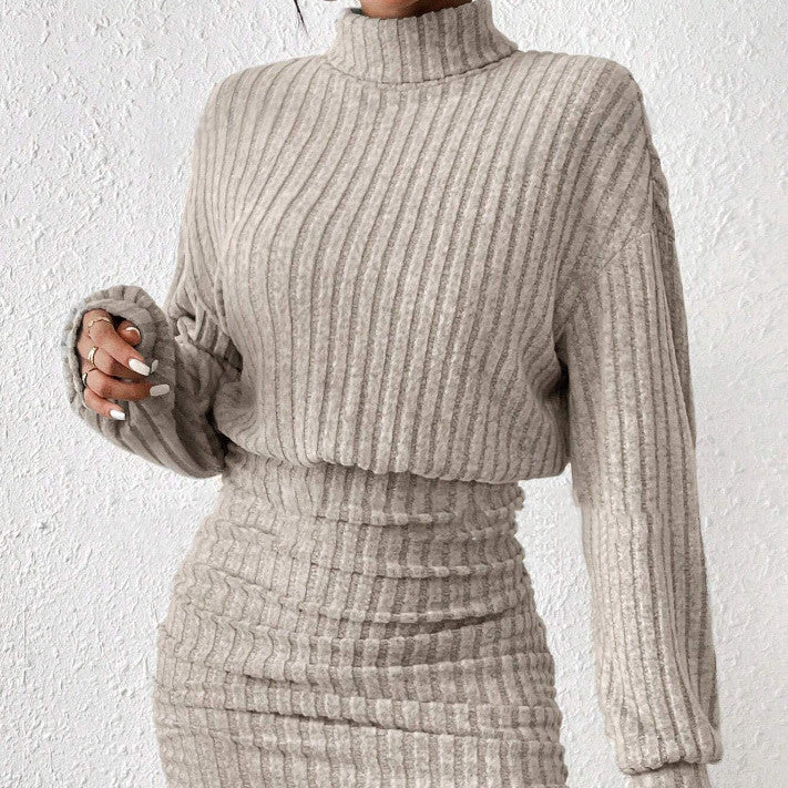 Robe Pull Tricotée – Élégance et Confort Hivernal
