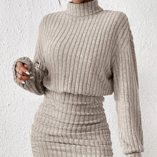 Knitted Sweater Dress – Elegance and Winter Comfort