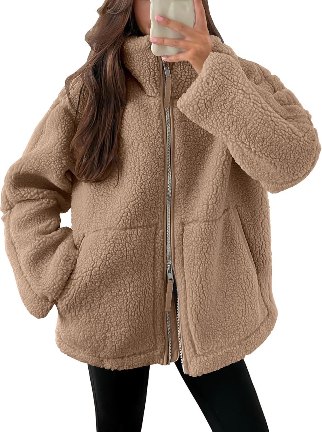 Zip-Up Jacket in Mixed Wool – Elegance and Comfort for Winter