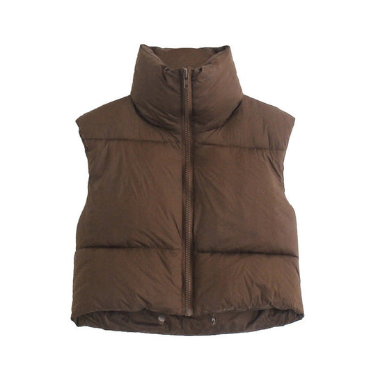 Short Winter Vest Without Sleeves – British Elegance and Style