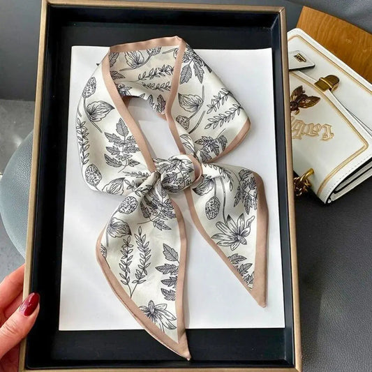 Clara soft and elegant floral scarf