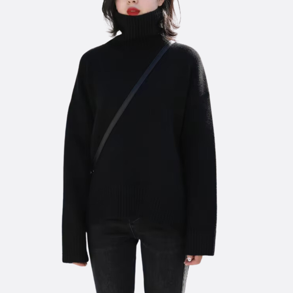 Léonie soft and comfortable turtleneck sweater