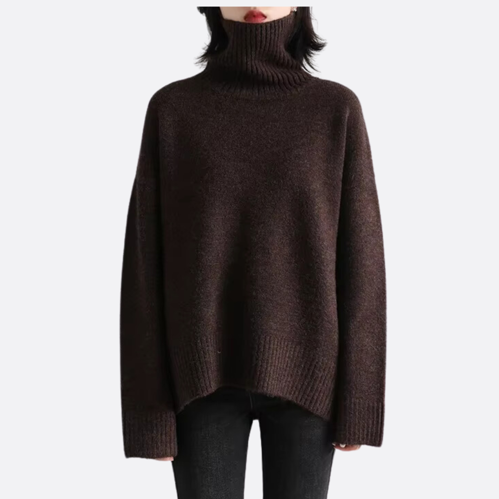Léonie soft and comfortable turtleneck sweater