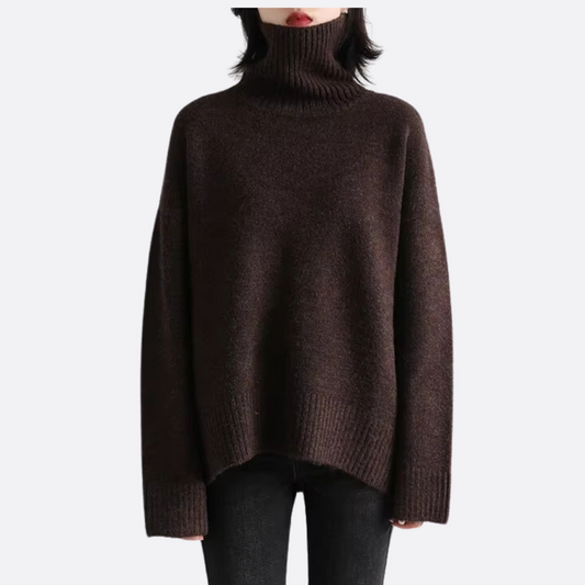 Léonie soft and comfortable turtleneck sweater