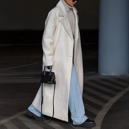 Manteau Long Douillet - Élégance et Chaleur Hivernale