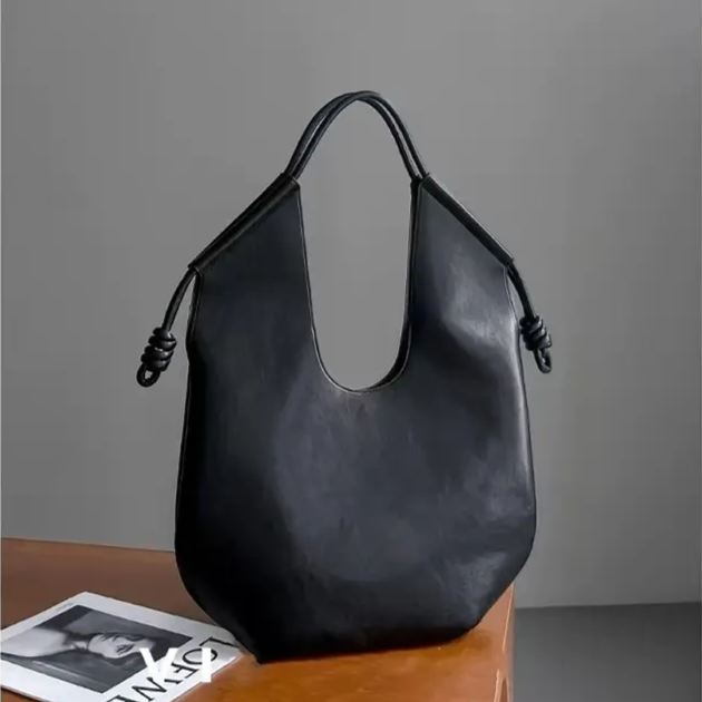 Elegant and spacious vegan leather tote bag Clara