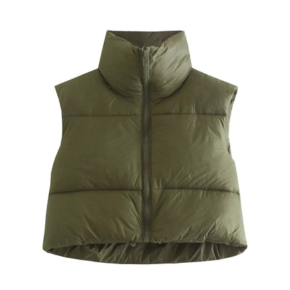 Veste Courte d’Hiver Sans Manches – Élégance et Style Britannique