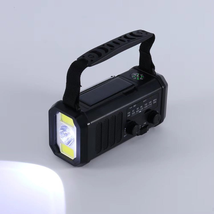 PowerMate – Radio d’Urgence 10,000mAh avec Solaire, Manivelle et Power Bank