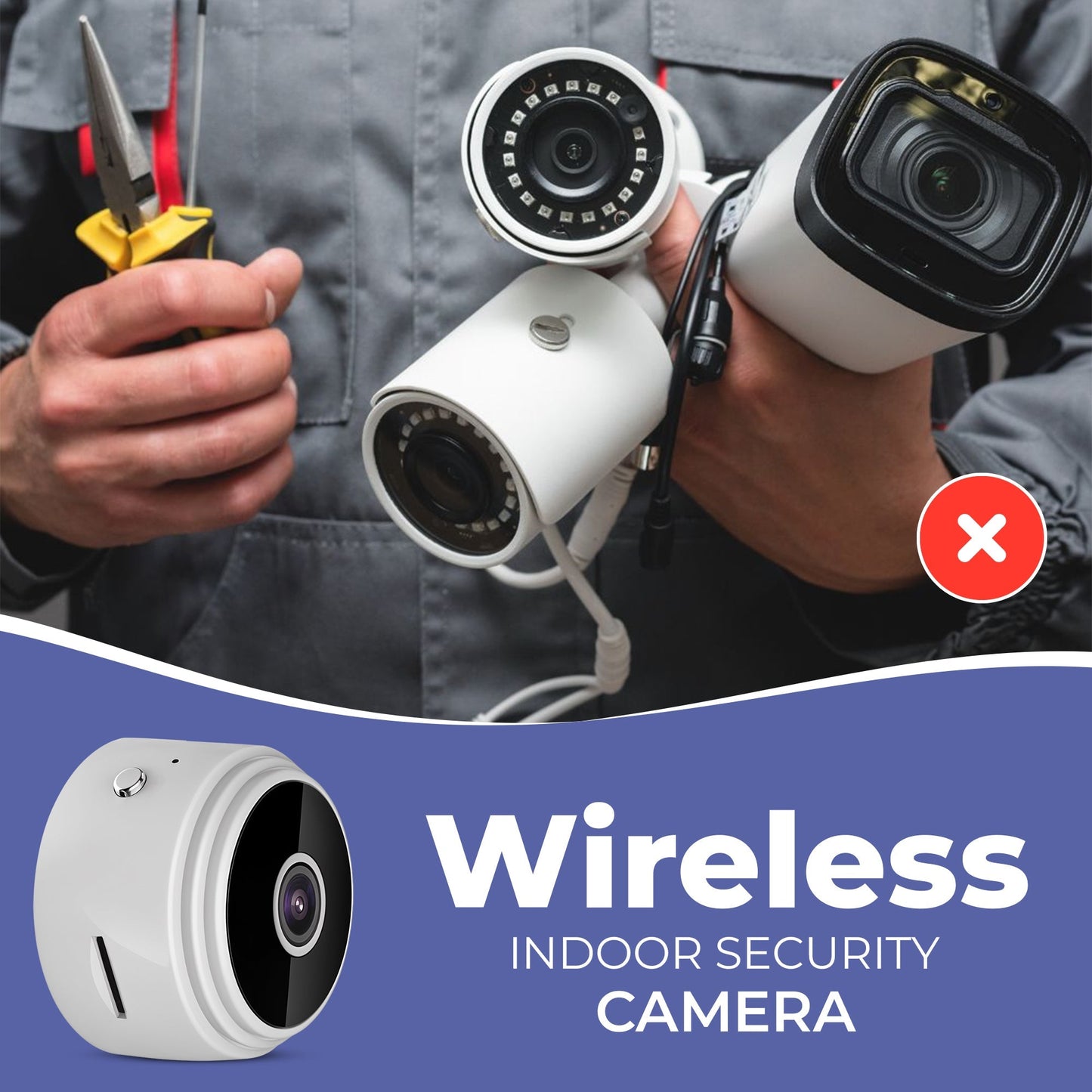 Velora – Advanced Wireless Indoor Security Camera