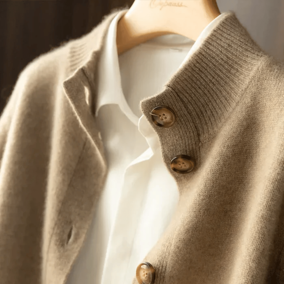 Elegant Soft Knit Cardigan Élise