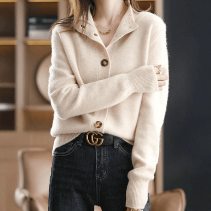 Elegant Soft Knit Cardigan Élise