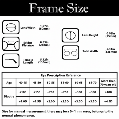 Orivana – Compact and Stylish Folding Reading Glasses