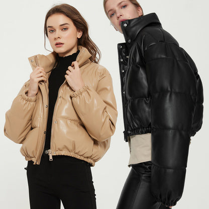 Parka Courte Épaisse et Chaude
