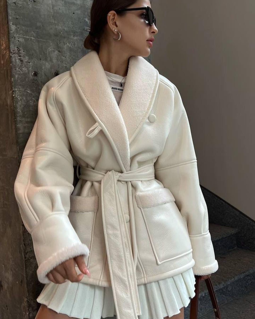 Manteau Style Coréen – Manches Longues Avec Poches