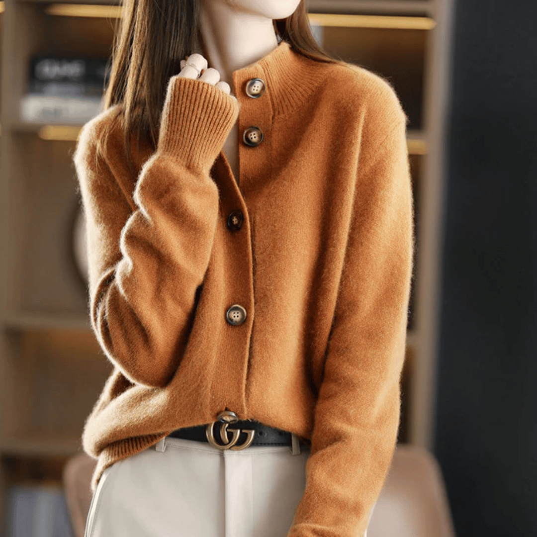 Elegant Soft Knit Cardigan Élise