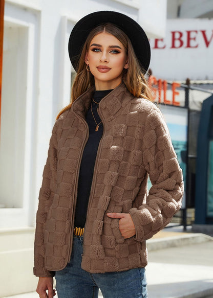 Veste En Polaire  – Cardigan Zippé Hiver