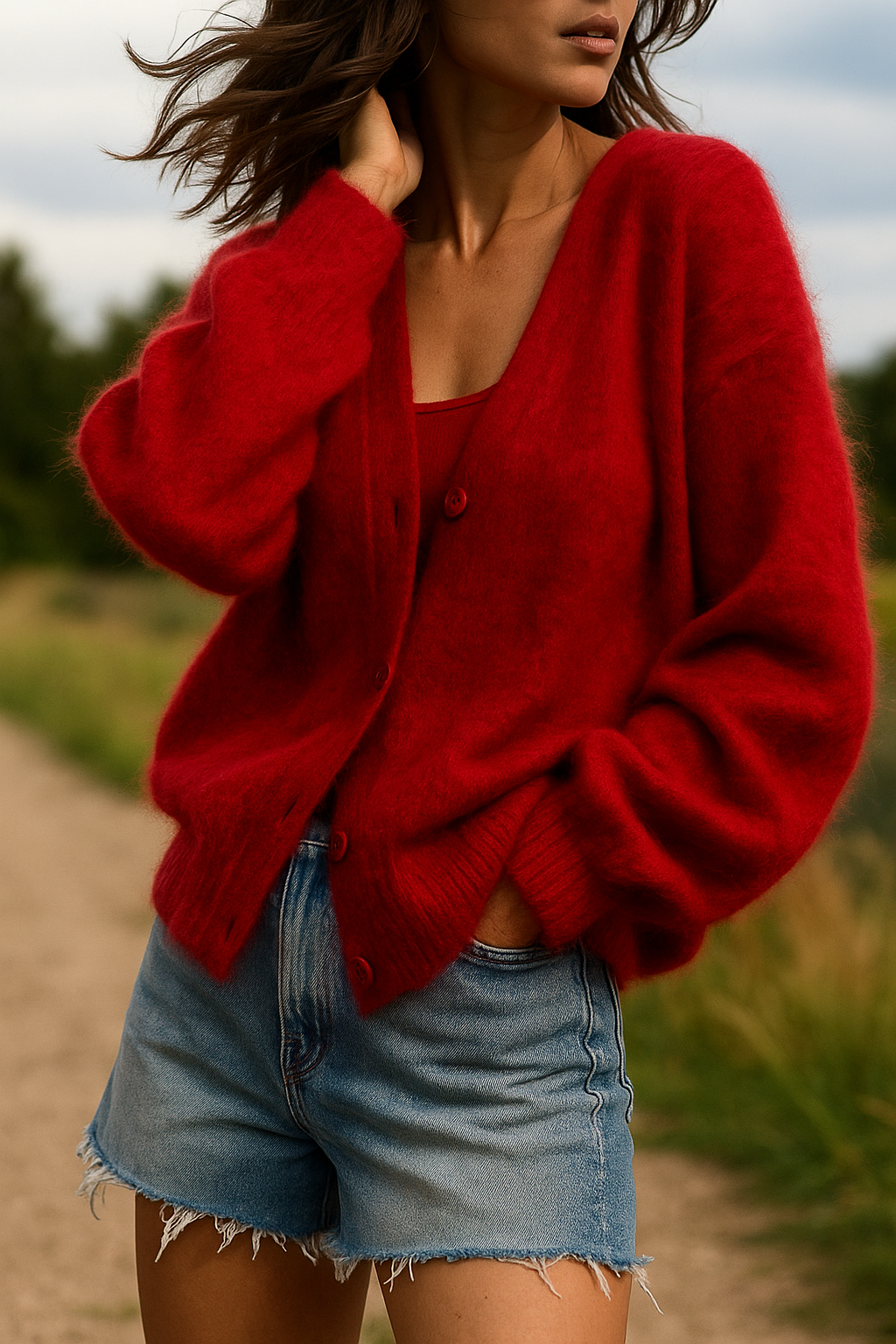 Élise Soft Cashmere Effect Cardigan