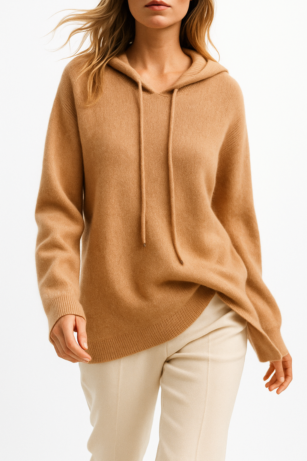 Classic Cashmere & Wool Hoodie Sweatshirt Sophie