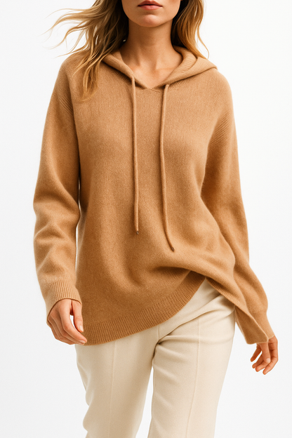 Classic Cashmere & Wool Hoodie Sweatshirt Sophie