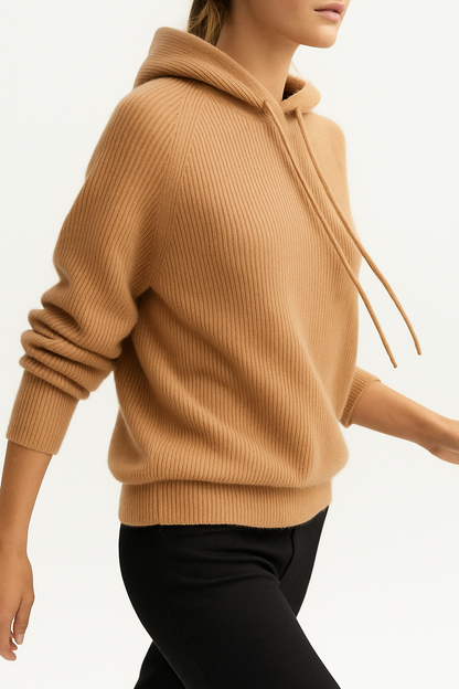 Classic Cashmere & Wool Hoodie Sweatshirt Sophie