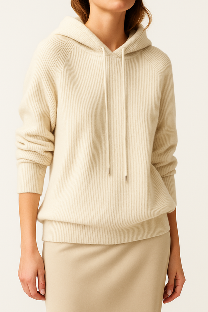 Classic Cashmere & Wool Hoodie Sweatshirt Sophie