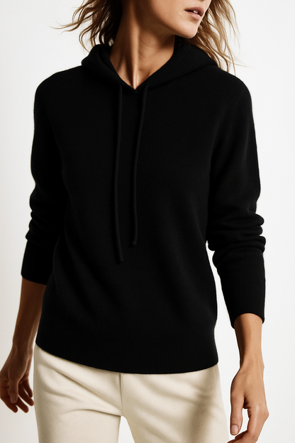 Classic Cashmere & Wool Hoodie Sweatshirt Sophie