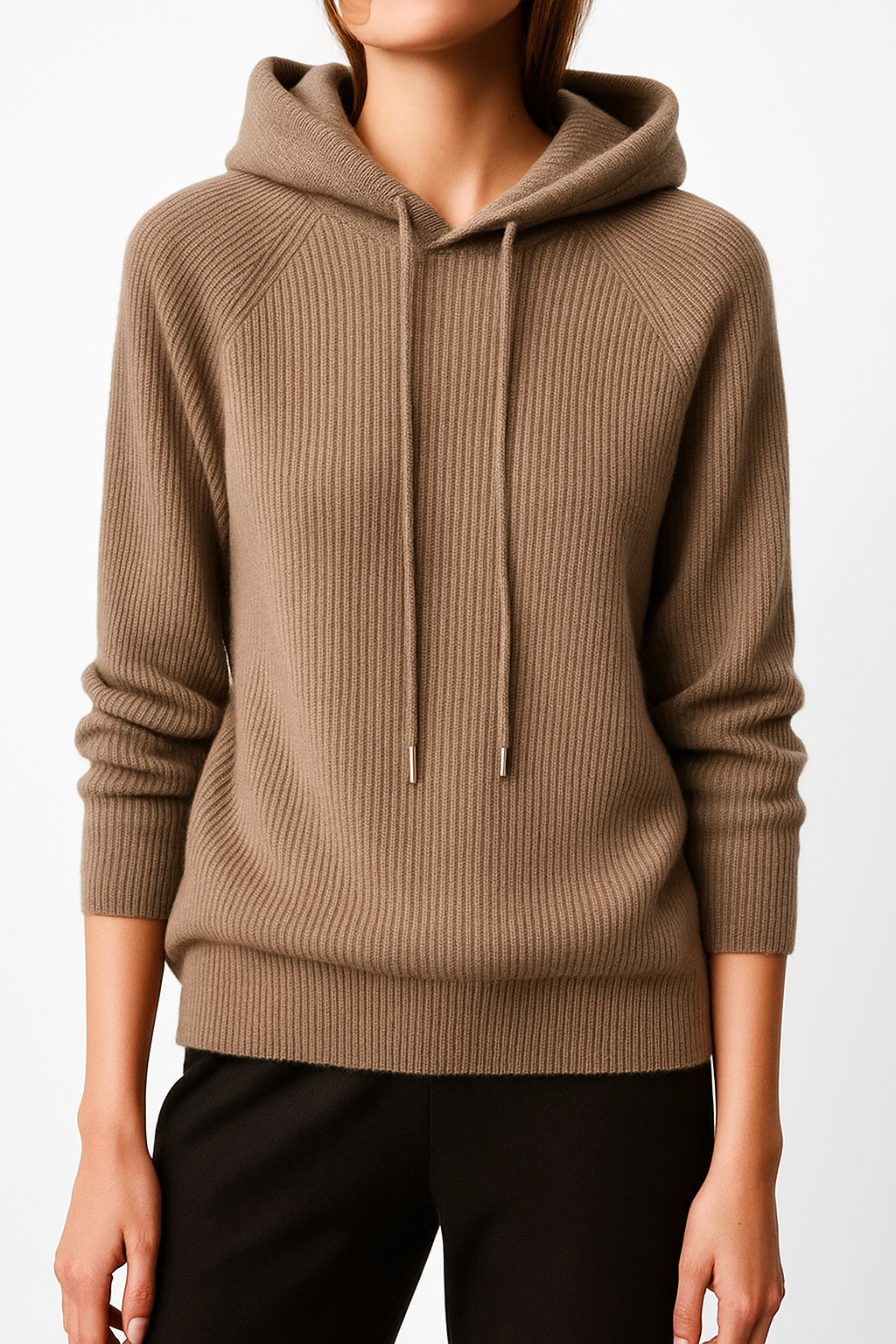 Classic Cashmere & Wool Hoodie Sweatshirt Sophie