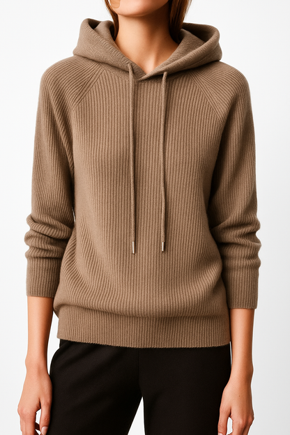 Classic Cashmere & Wool Hoodie Sweatshirt Sophie