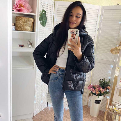 Veste d'Hiver pour Femmes – Nouvelle Mode Jeunesse Slim