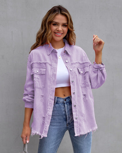 Veste Chemise Leyna Style Urbain et Confort
