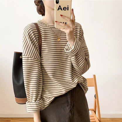 Élise Top Striped in Premium Cotton