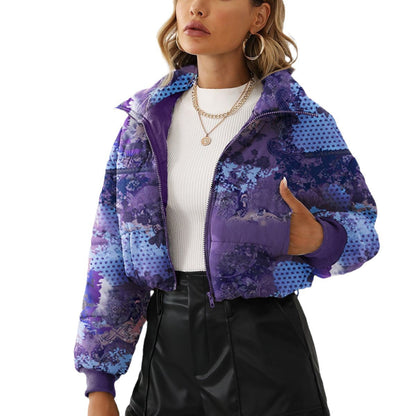 Veste Courte Imprimé – Style Bread Coat