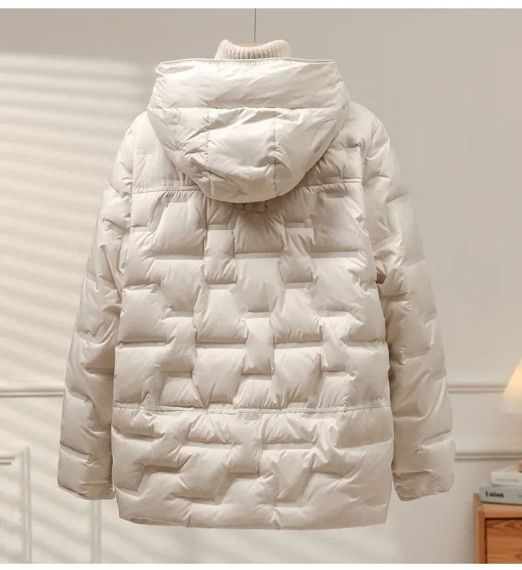 Léa Elegant and Warm Goose Down Puffer Jacket