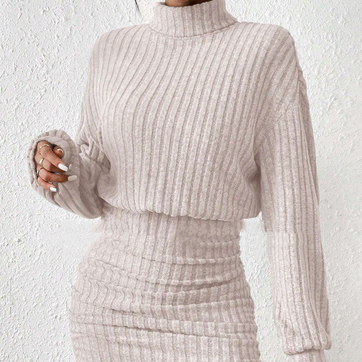 Robe Pull Tricotée – Élégance et Confort Hivernal