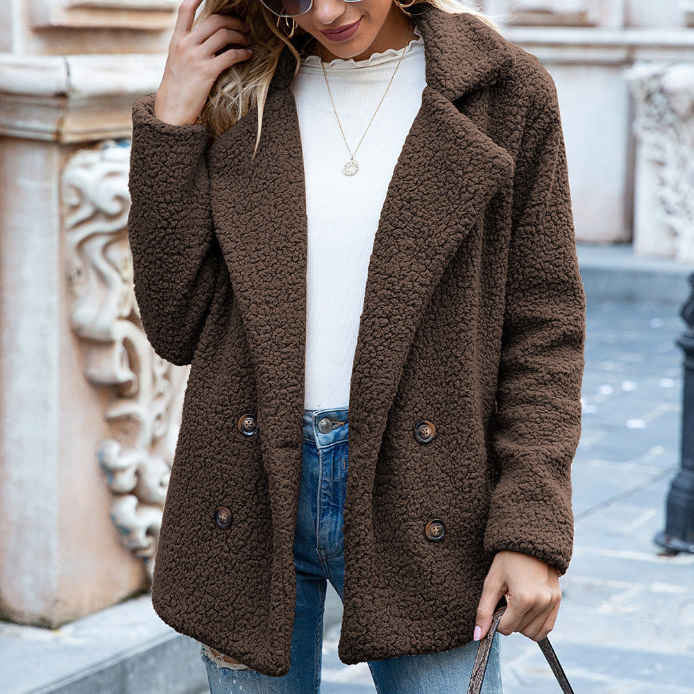 Manteau Fluffy Décontracté – Chaleur et Style Hivernal
