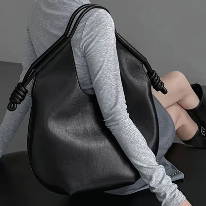 Elegant and spacious vegan leather tote bag Clara