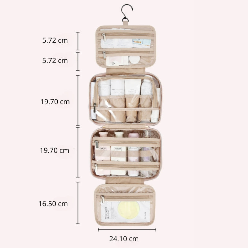 ÉléganceVoyage – Grande Trousse de Toilette Femme Luxe
