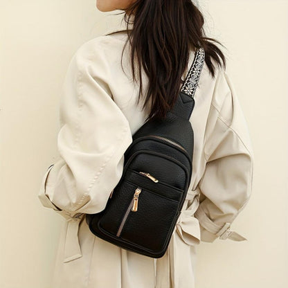 Elegant and Practical Vegan Leather Shoulder Bag by Élise