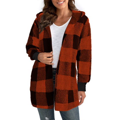 Cardigan Plaid Décontracté