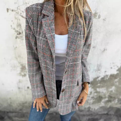Blazer Rétro  – Élégance Intemporelle Décontracté