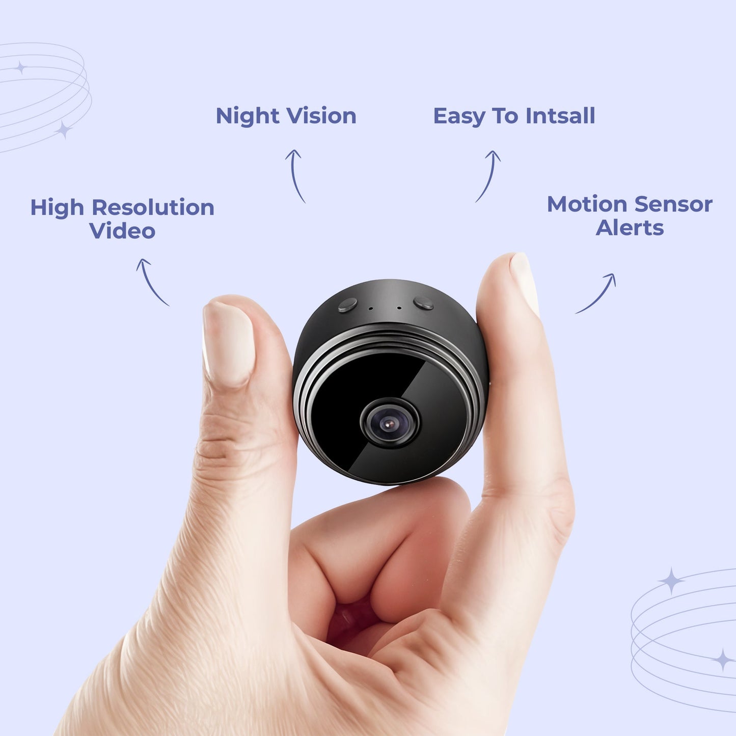 Velora – Advanced Wireless Indoor Security Camera