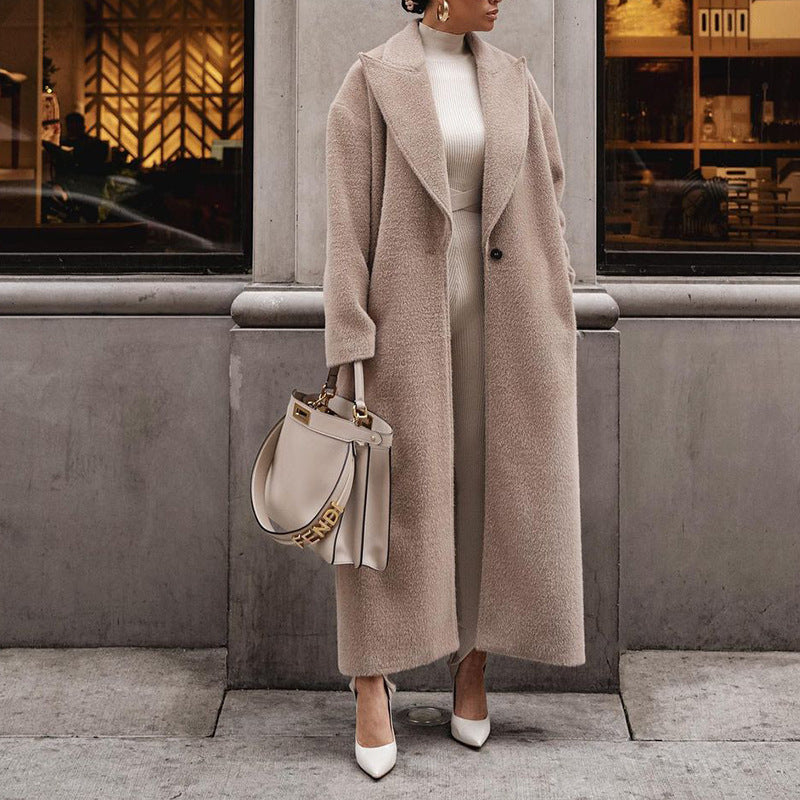 Manteau Long Douillet - Élégance et Chaleur Hivernale