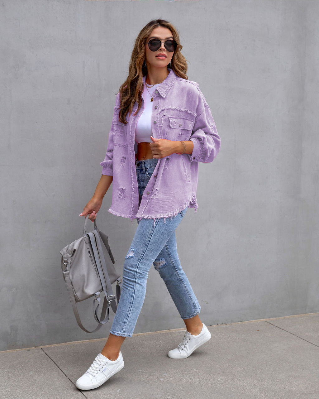 Veste Chemise Leyna Style Urbain et Confort