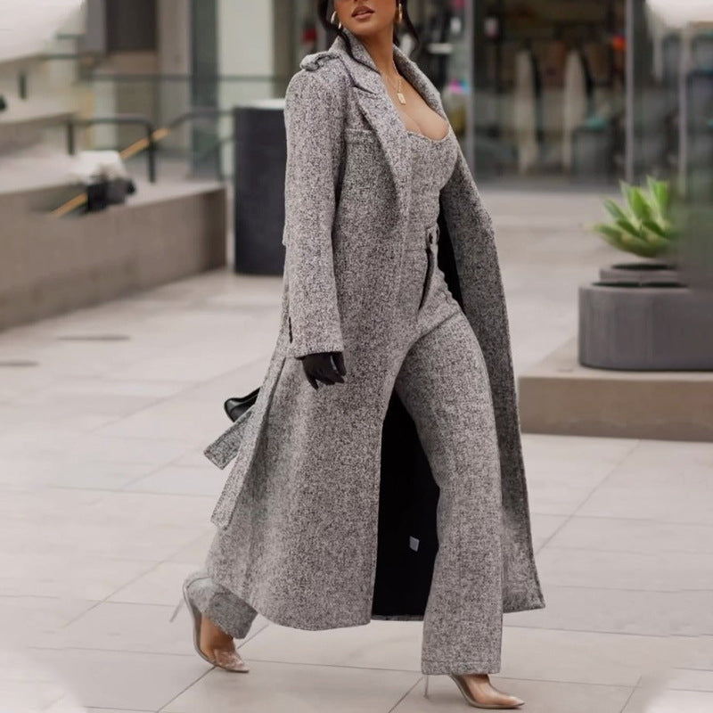 Manteau Long Douillet - Élégance et Chaleur Hivernale