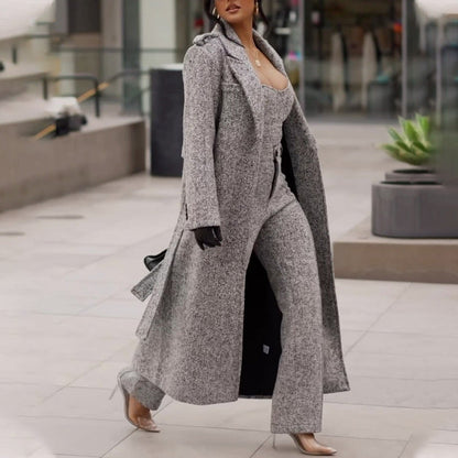 Manteau Long Douillet - Élégance et Chaleur Hivernale