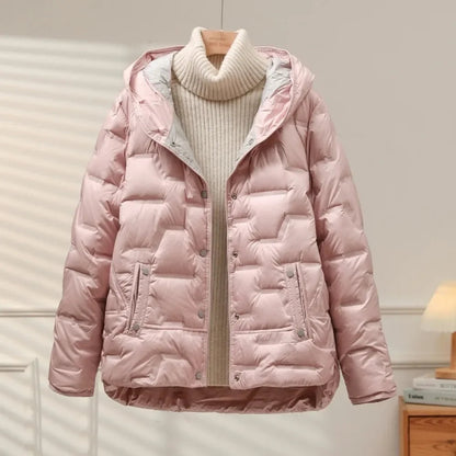 Léa Elegant and Warm Goose Down Puffer Jacket