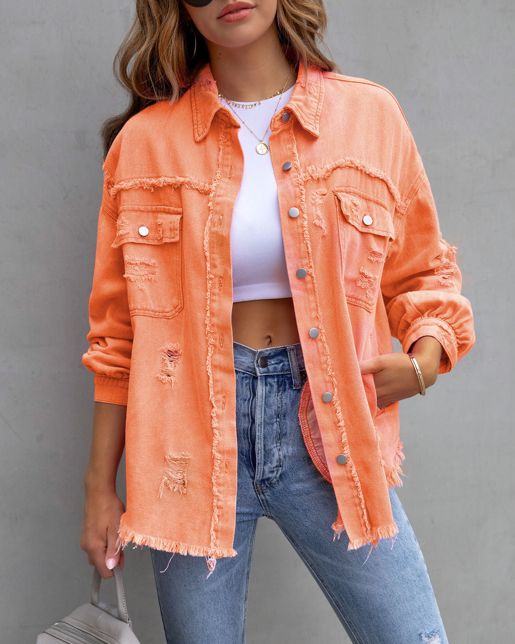 Veste Chemise Leyna Style Urbain et Confort