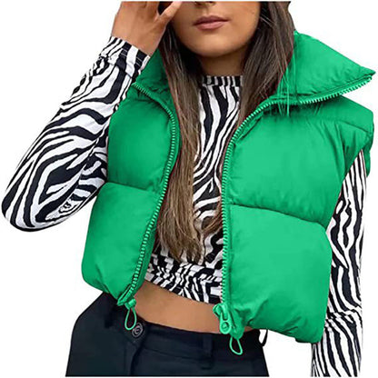 Veste Courte d’Hiver Sans Manches – Élégance et Style Britannique