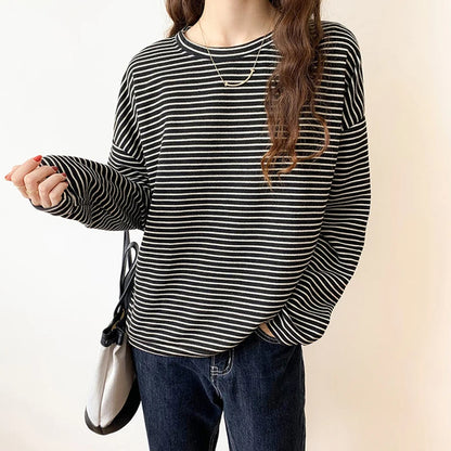 Élise Top Striped in Premium Cotton
