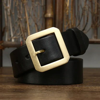 Élise Elegant Full Grain Leather Belt